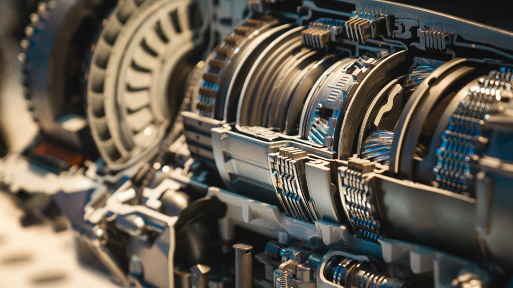 Internal construction of an automatic transmission